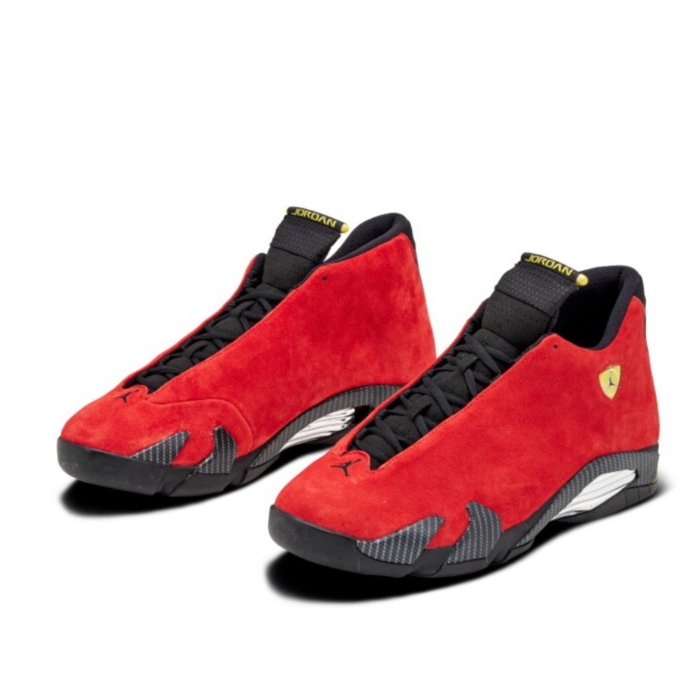 Nike Air Jordan 14 Retro "Ferrari" Challenge Red/Black/Yellow Men’s Size 11.5